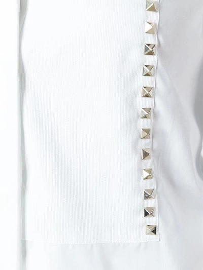 Shop Valentino 'rockstud' Shirt In White