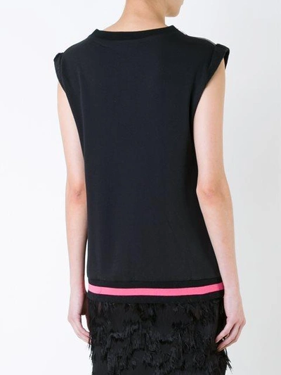 Shop Thomas Wylde Sleeveless Top In Black