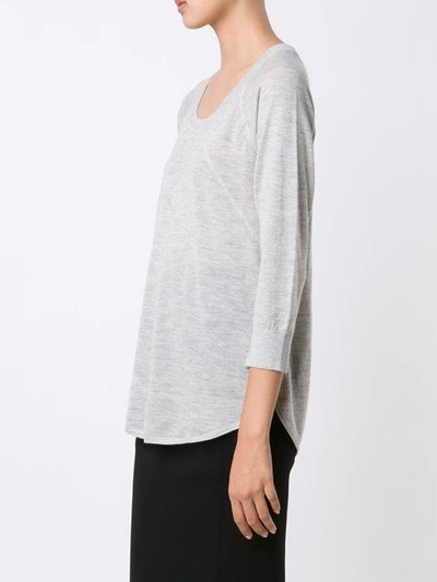 Shop Atm Anthony Thomas Melillo Scoop Neck Pullover
