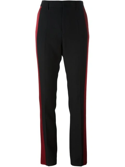 Haider Ackermann Two-tone Tailored Trousers In Black
