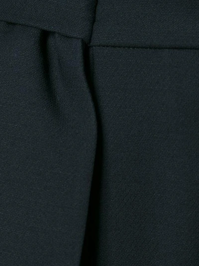 Shop Fendi Paper Bag Waist Trousers In Black