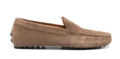 Tod's Men Gommino Suede Leather Loafers In Multicolor