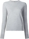 ADAM LIPPES ADAM LIPPES CREW NECK SWEATER - GREY,316601ME11552155