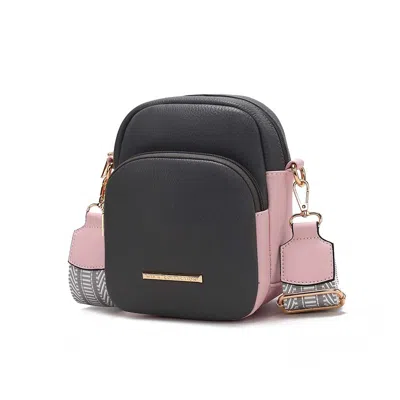 Mkf Collection By Mia K Rachel Women's Sleek Crossbody Bag By Mia K In Pink