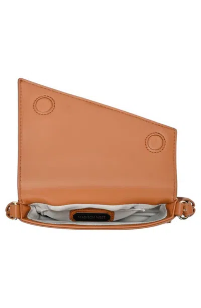 Madison West Mini Asymmetric Shoulder Bag In Tan