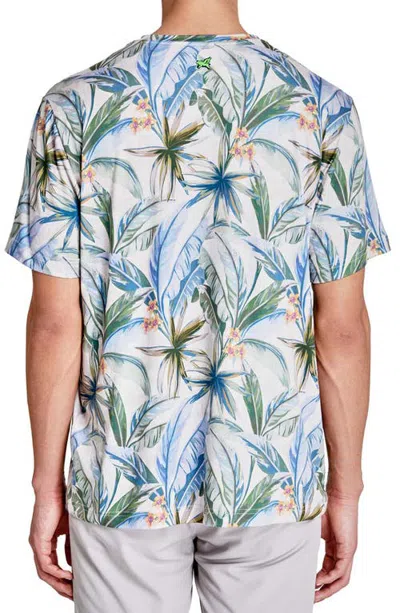 Construct Tropical Chambray T-shirt In Green
