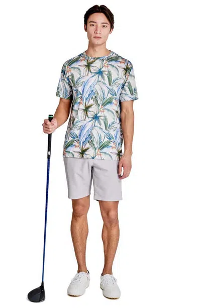 Construct Tropical Chambray T-shirt In Green