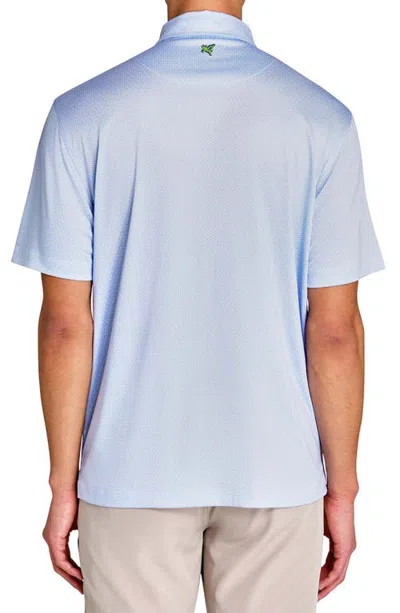 Construct Flower Chain Polo In Blue