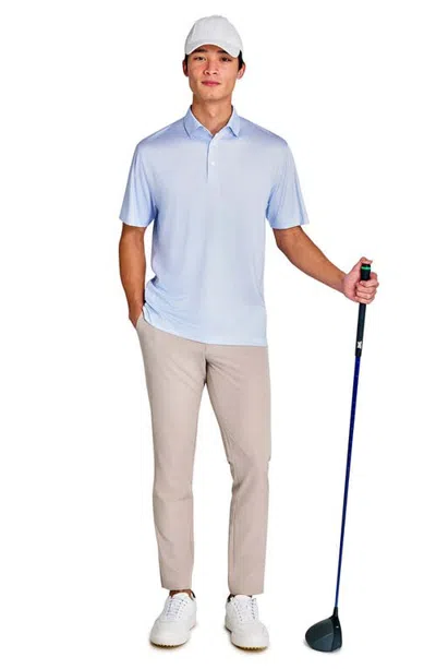Construct Flower Chain Polo In Blue