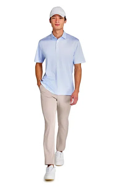 Construct Flower Chain Polo In Blue