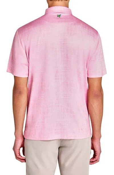 Construct Chambray Polo In Pink