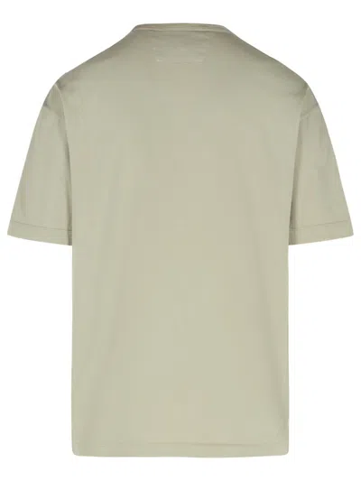 C.p. Company Relaxed Fit Cotton T-shirt With Chest Pocket Detail In Green
