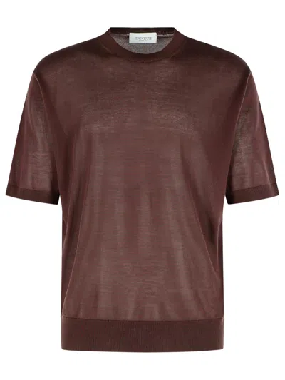 Laneus T-shirt In Brown
