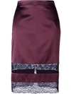 GIVENCHY LACE PANEL PENCIL SKIRT,16A410231011582230