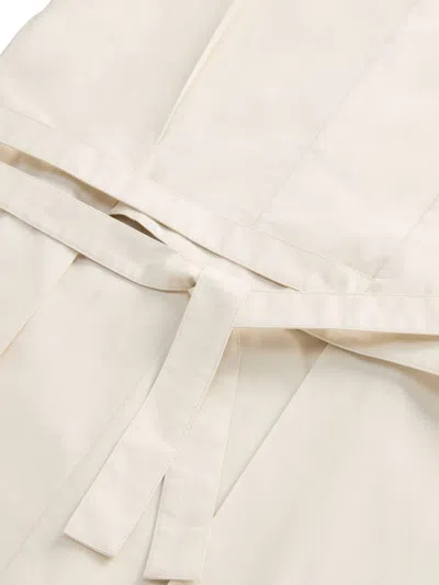 Woolrich Cotton Belted Dress In White