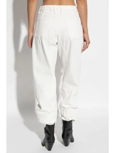 Jil Sander Mid-rise Tapered Jeans In White