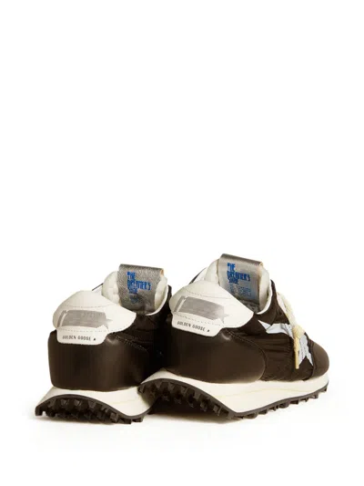 Golden Goose Contrast Stitching Marathon Running Sneakers In Black