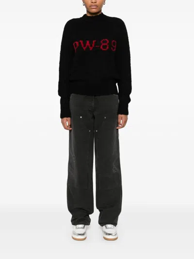 Golden Goose Denim Cotton Jeans In Black