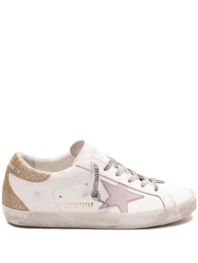 GOLDEN GOOSE GOLDEN GOOSE SUPER STAR LEATHER SNEAKERS 