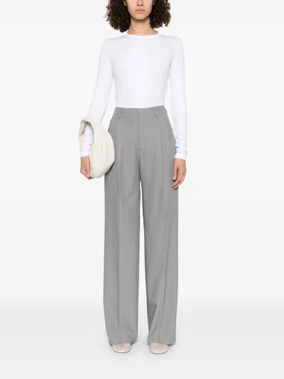 Fabiana Filippi Crewneck Cotton Knit Sweater In White