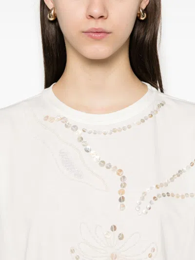 Forte Forte Forte_forte Embroidered Cotton T-shirt In White