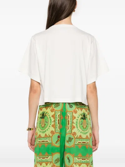 Forte Forte Forte_forte Embroidered Cotton T-shirt In White