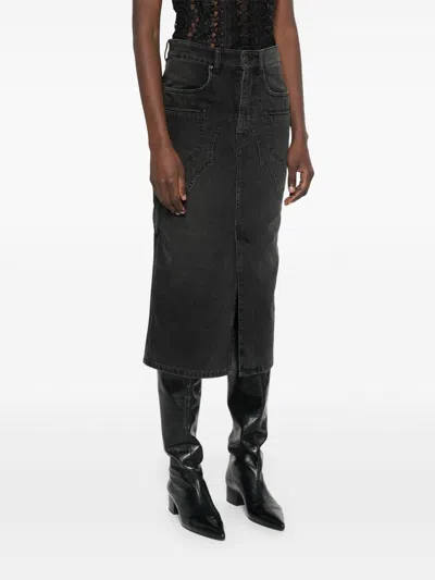 Isabel Marant Tilauria Skirt In Black