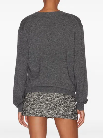Isabel Marant Women Ilaria Wool And Cashmere Blend Sweater In Grey