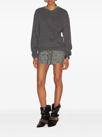Isabel Marant Women Ilaria Wool And Cashmere Blend Sweater In Grey