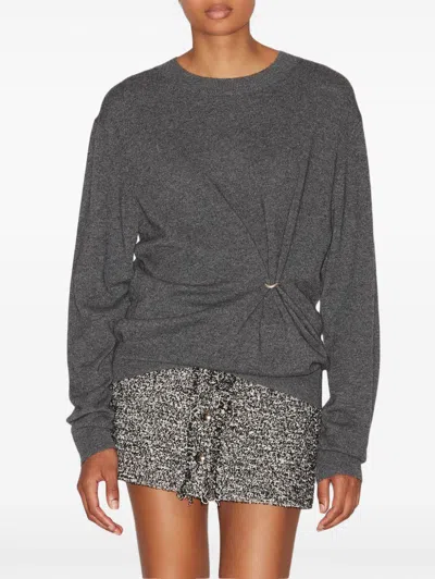 Isabel Marant Women Ilaria Wool And Cashmere Blend Sweater In Grey