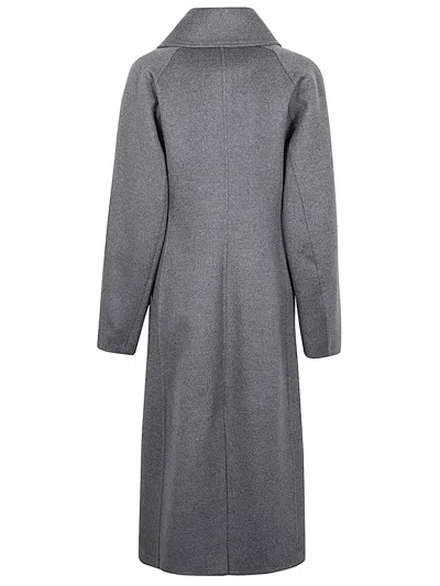 Loewe Women's Wool And Cashmere Blend Coat In Grey
