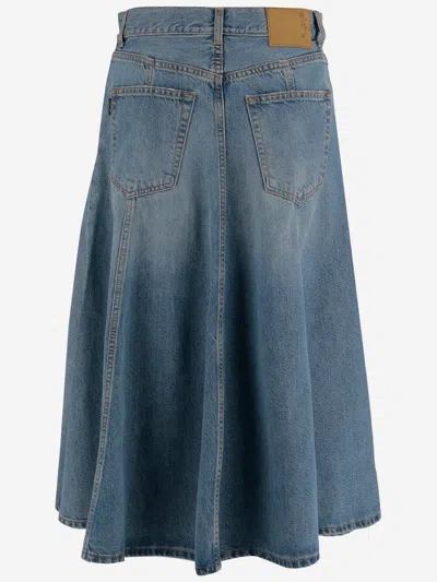 Haikure Mid Serenity Ionic Blue Skirt