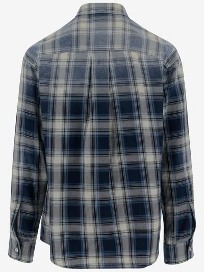Dsquared2 Cotton Shirt With Check Pattern In Red