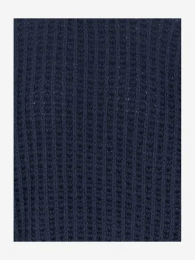 Bruno Manetti Chunky Knit Sweater In Blue