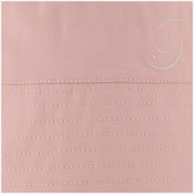 Patou Light Pink Logo-embroidered Bucket Hat In Pink
