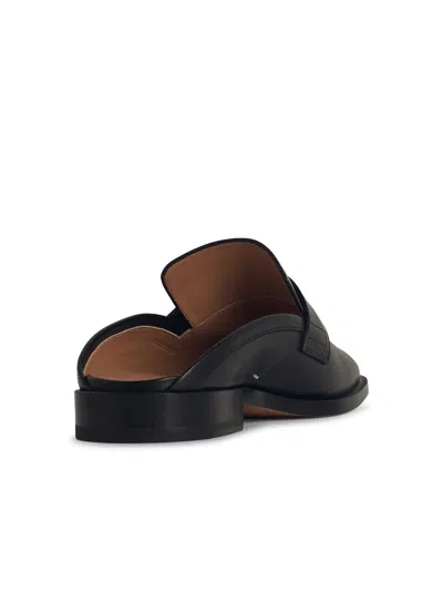 Maison Margiela Black Tabi City Loafer Mules In Black