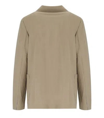 Harris Wharf London Dove Grey Single-breasted Blazer In Beige