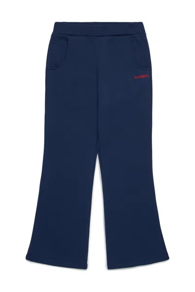 Max & Co Bootcut Trousers In Blue
