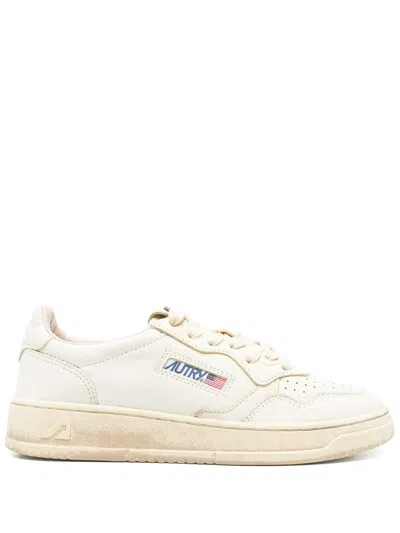 Autry Timeless Retro Sneakers With Perforated Silhouette