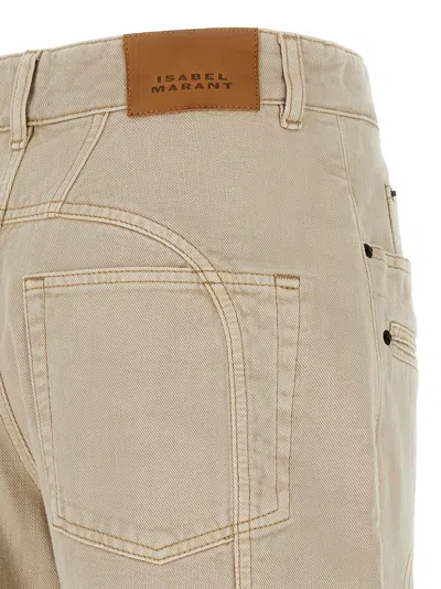 Isabel Marant 'betiane' Jeans Contrast Stitching Detail