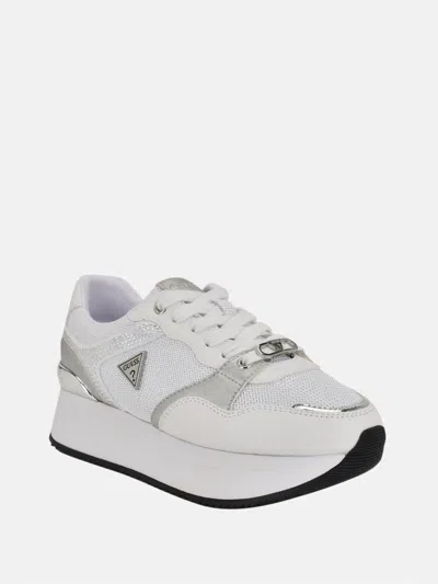 Guess Factory Novels Studded Platform Jogger Sneakers In Multi