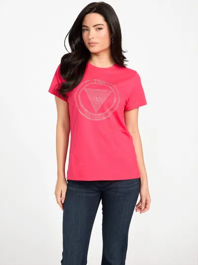 Guess Factory Eco Liana Triangle Tee In Multi