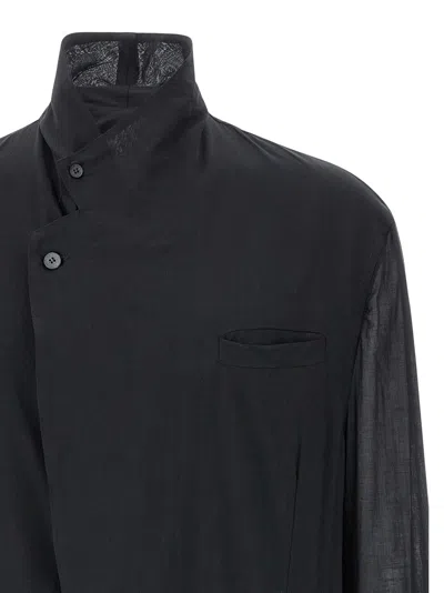 Magliano Sheer Fabric High Collar Front Pockets Jacket
