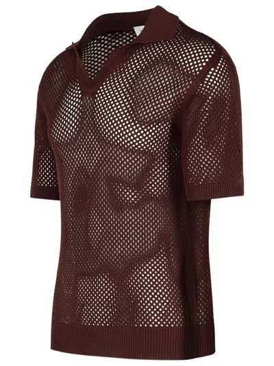 Laneus Brown Viscose Blend Sweater In Brown