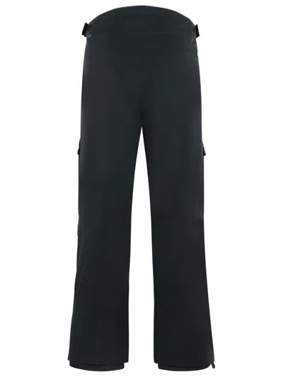 Moncler Grenoble Black Gore-tex Ski Pants Men In Black