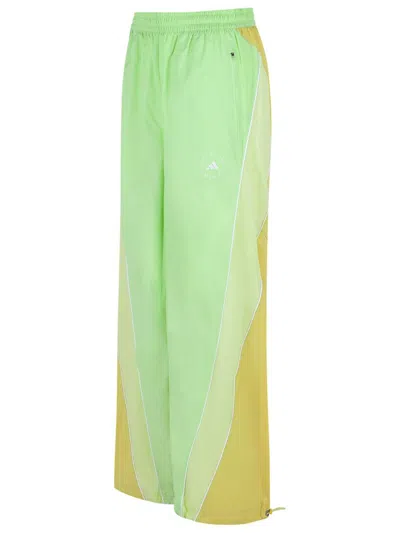 Shop Adidas By Stella Mccartney Green Polyester Pants