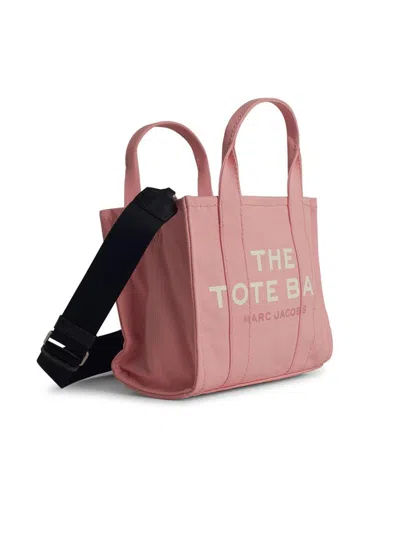 Marc Jacobs 'the Small Tote' Pink Cotton Bag In Pink