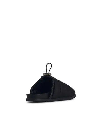 Moncler Mon Pocket Slippers In Black