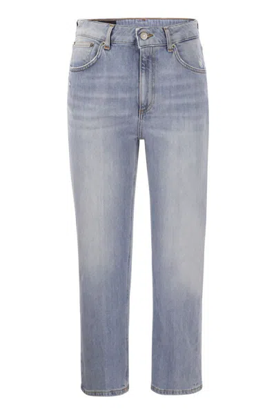 Dondup Tami Jeans Cinque Tasche A Gamba Larga In Blue