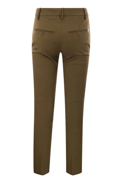 Dondup Women's Perfect - Slim Fit Stretch Trousers In Green